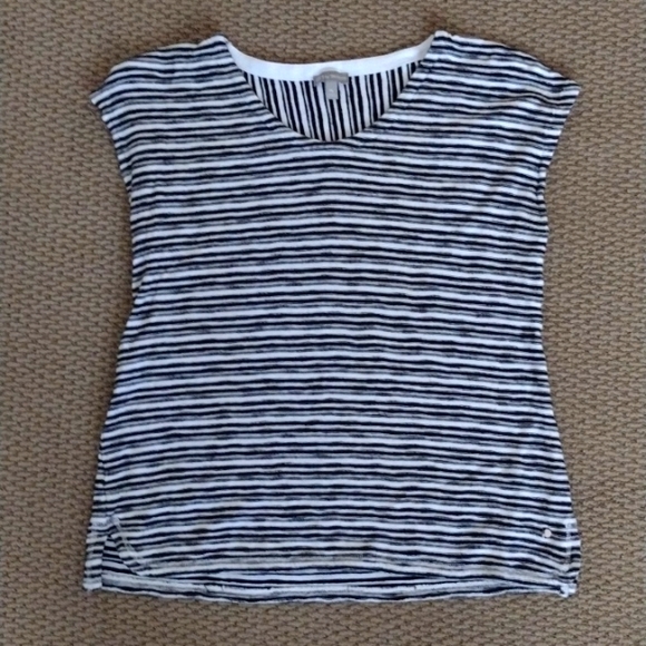 T By Talbots Striped Shirt - Picture 1 of 11